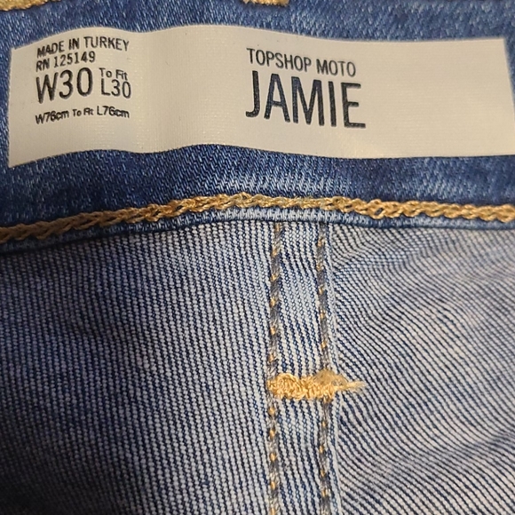 Topshop new without tags jeans sz 30 - Picture 7 of 7